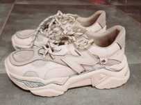 Adidasy sneakersy 39 new balance nb biale koturn wysoka podeszwa buty