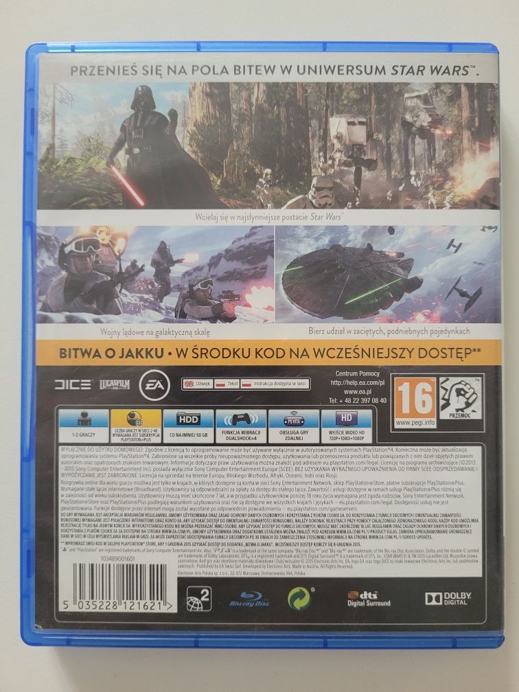 Star Wars Battlefront PS4 PL