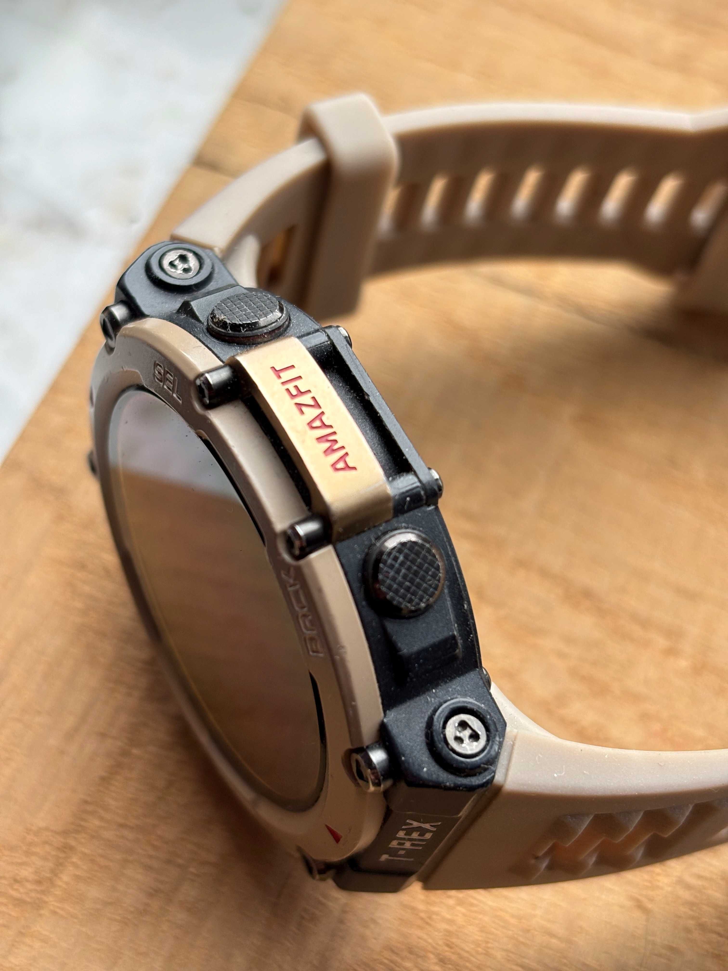 Smartwatch Amazfit T-Rex 2, nowy pasek, ładowarka stacjonarna