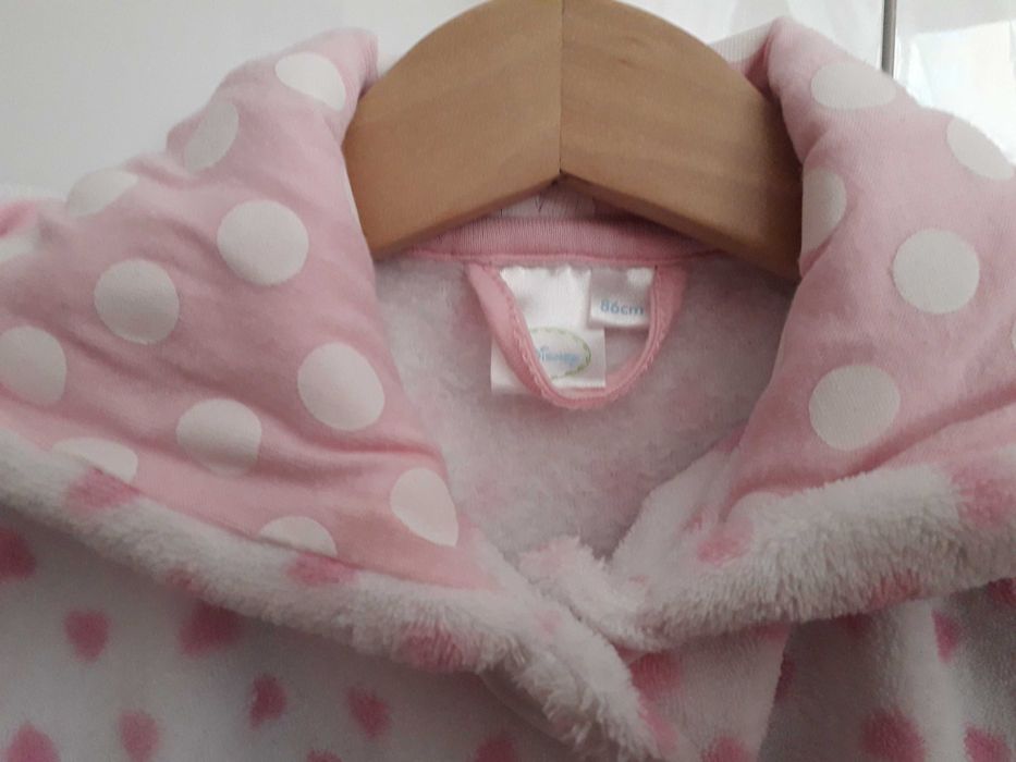 Szlafrok dziecięcy z kapturem