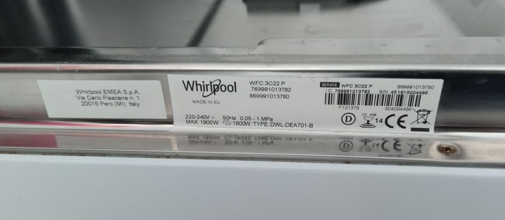 Maquina de lavar loiça Whirlpool