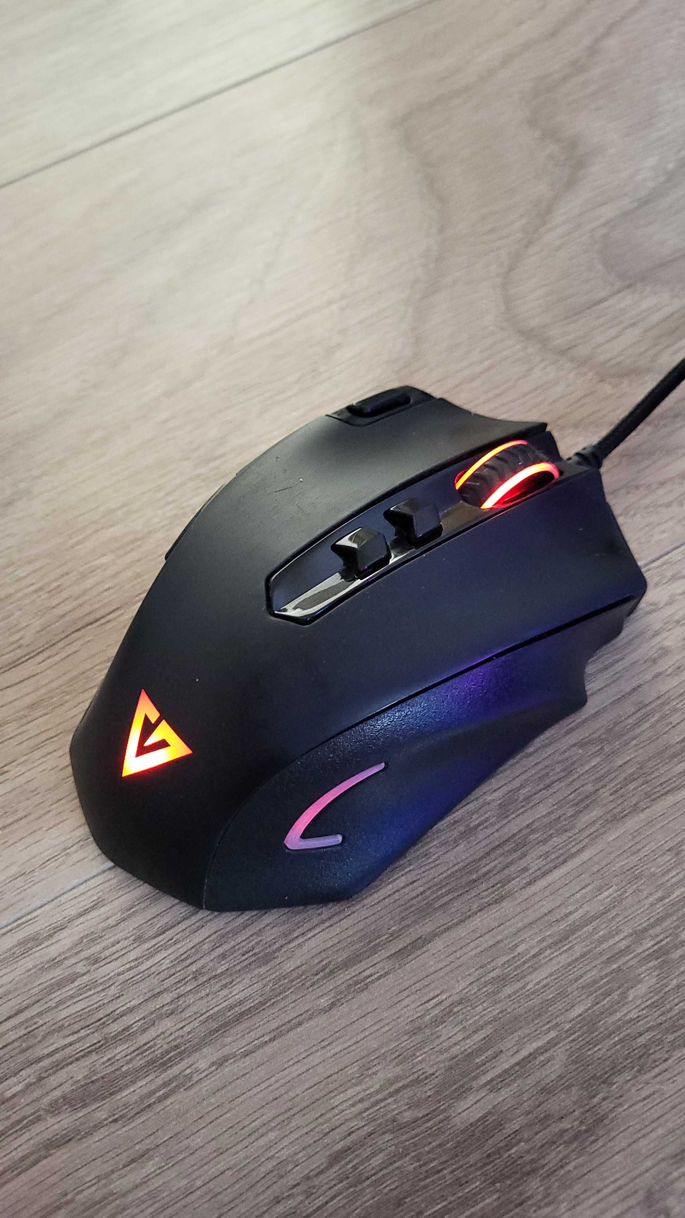 Myszka gamingowa Modecom Volcano MC-GMX3 BLACK RGB sprawna 100%