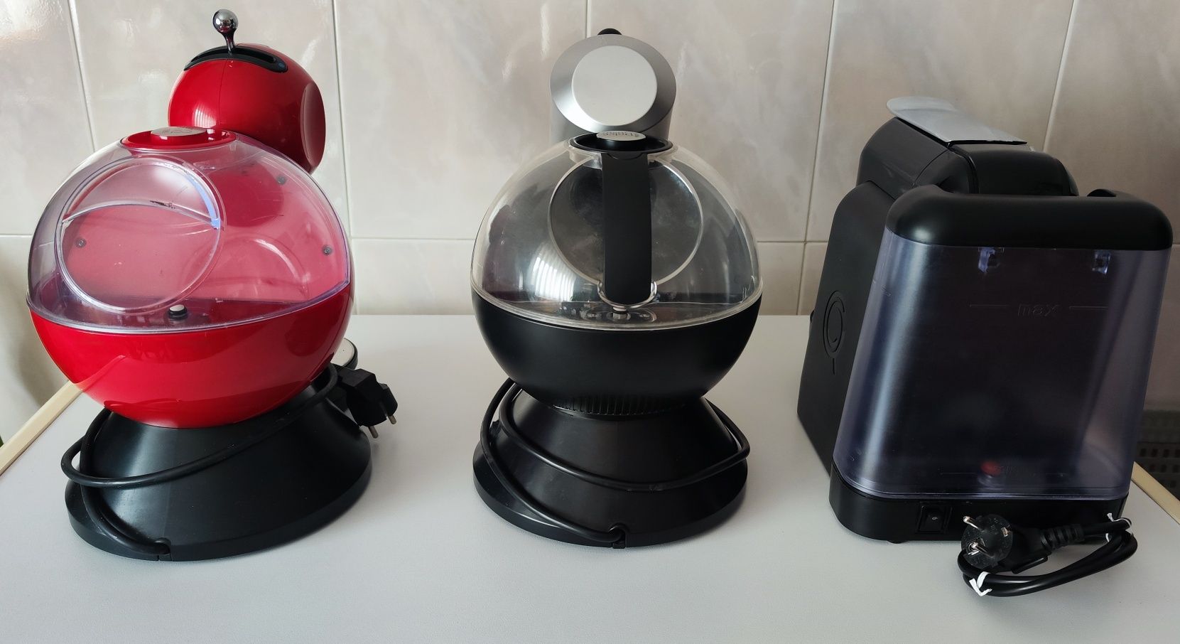 Maquinas de café expresso.