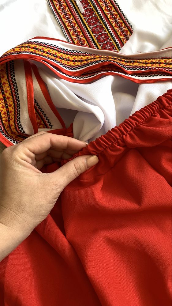 Вишиванка вишита сорочка блузка костюм український спідниця юбка