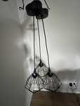 Lampy retro metalowe klosze 3 szt