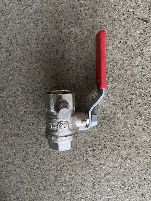 Zawór kulkowy 1 spust+odpowietrznik 9 sztuk