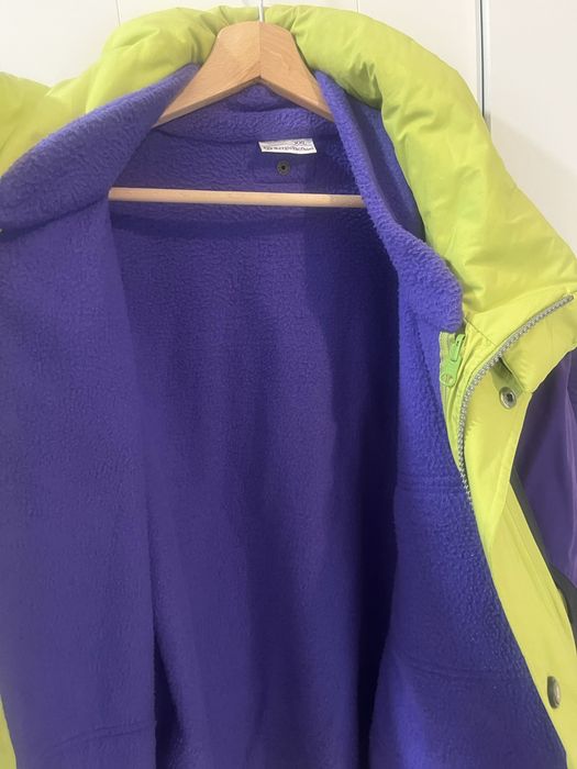 Vintage kurtka zimowa Sergio Tacchinii xxl, retro 80’90’. Kolorowa