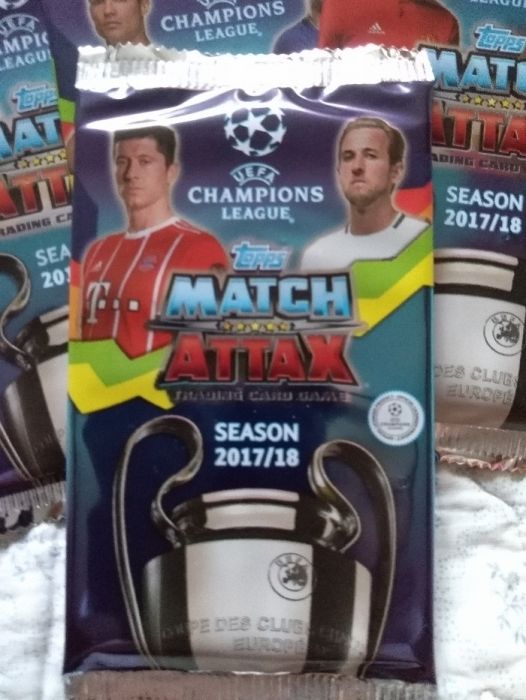 Karty CHAMPIONS LEAGUE 2017/2018 - saszetki