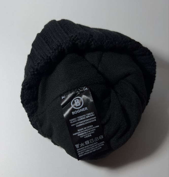 Шапка Bogner з флісом чорна
