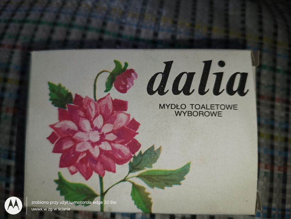 Mydło dalia z 1989 roku
