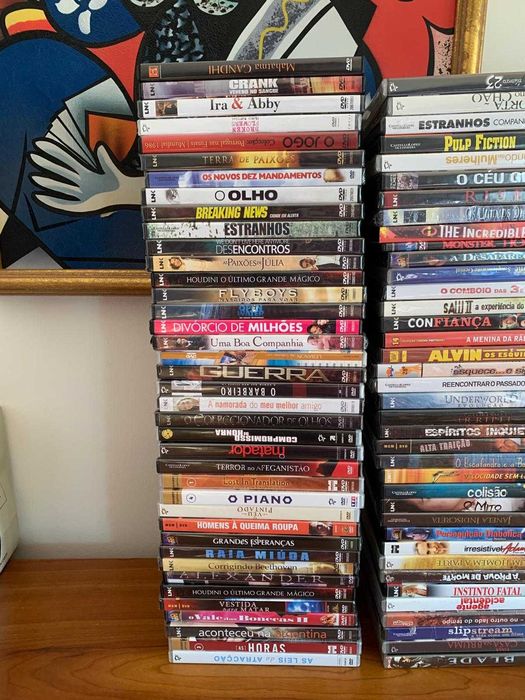 LOTE DVDs FAMOSOS NOVOS 147 2€ cada ou 50 cent Lote Inteiro