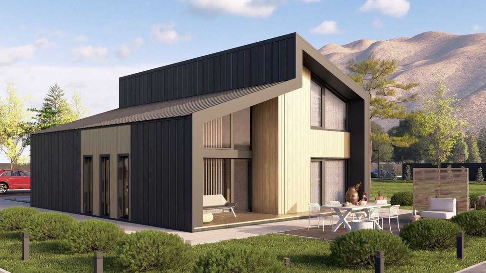 Каркасний будинок 130кв.м. Домокомплект