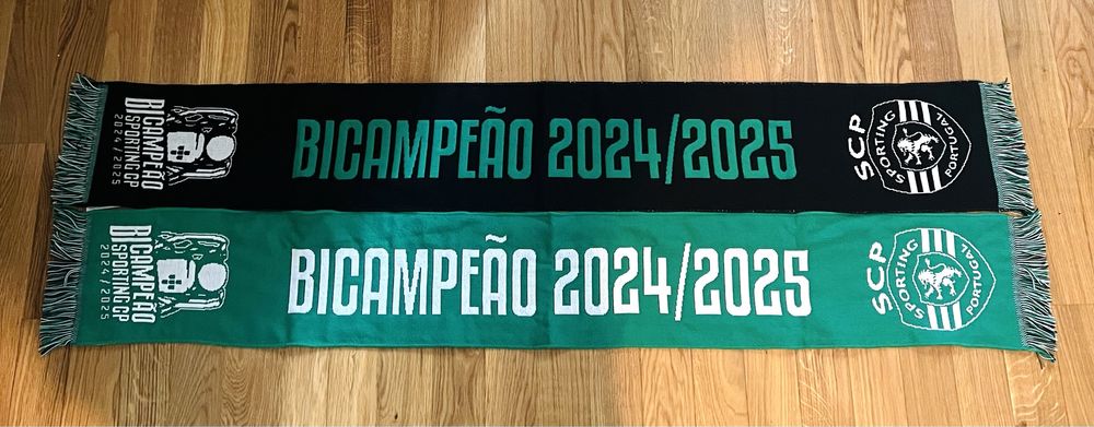 Cachecol Sporting Bicampeão 24/25