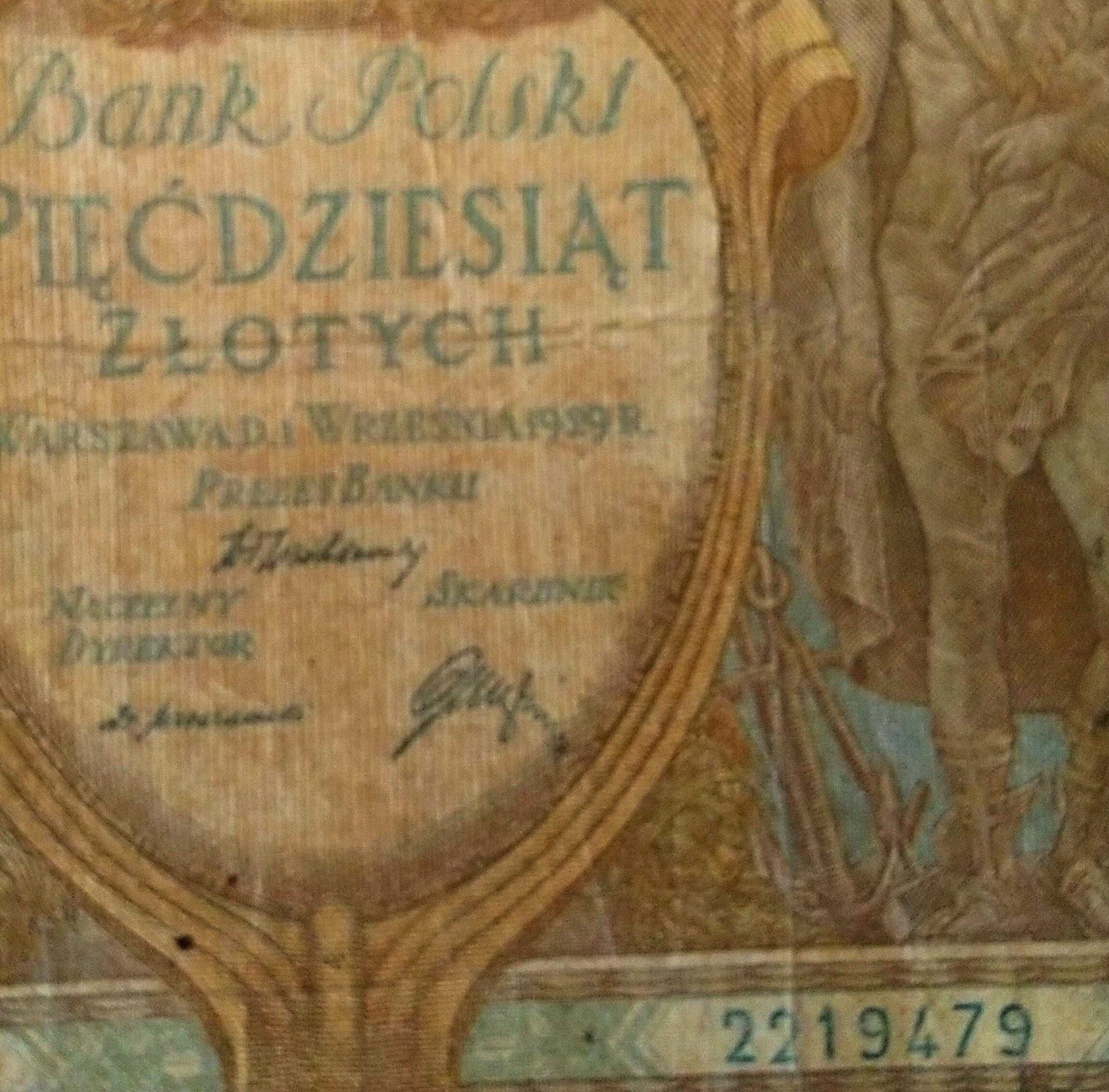 Banknot 50 zł z 1929r