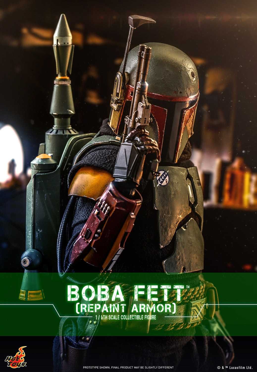 Фігурка Hot Toys 1/6 STAR WARS – Boba Fett Repainted Armor, Боба Фетт