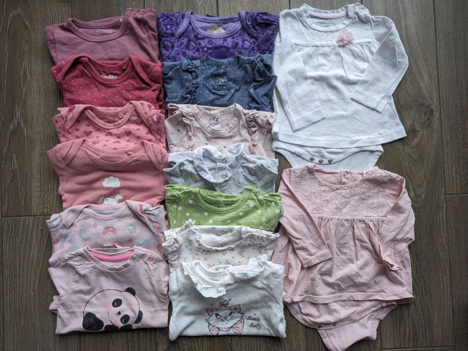 Body długi rękaw dla dziewczynki rozmisr 68