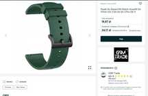 Zestaw dwóch pasków w kolorze khaki i pomarańczowym 22mm