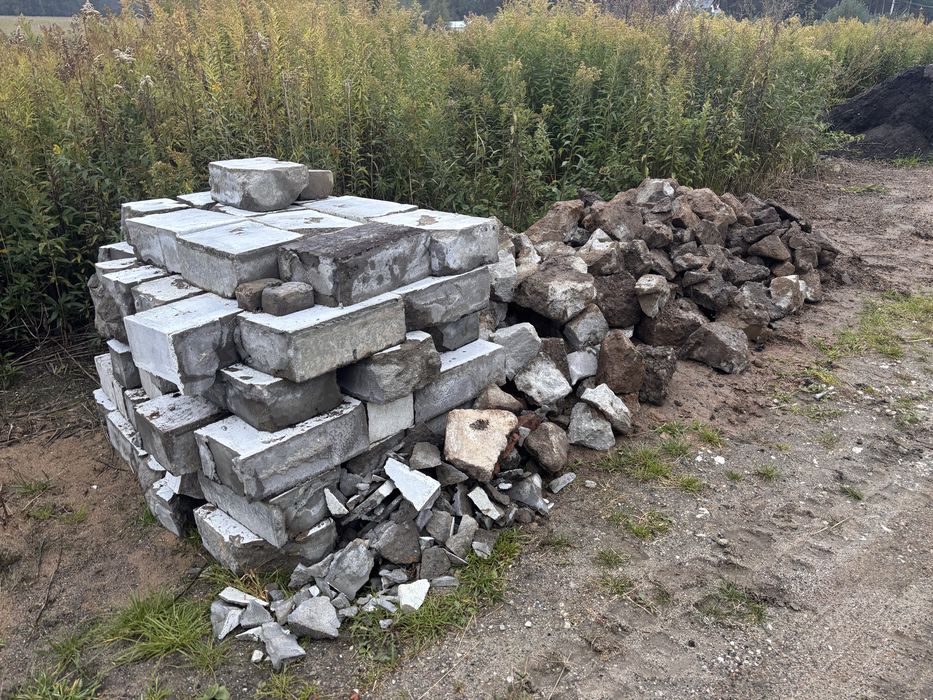 Gruz, odpady budowlane, po rozbiurce ZA DARMO GRATIS