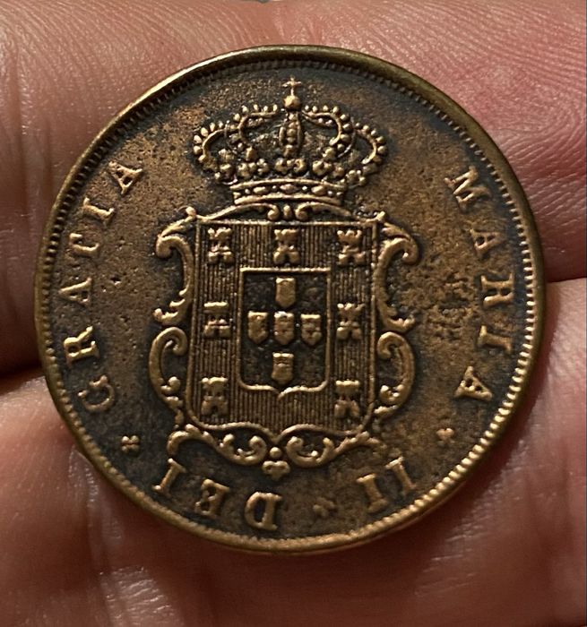 Moeda V Reis D MARIA II - 1853