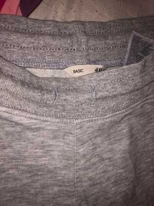 Szare krótkie spodenki basic x H&M