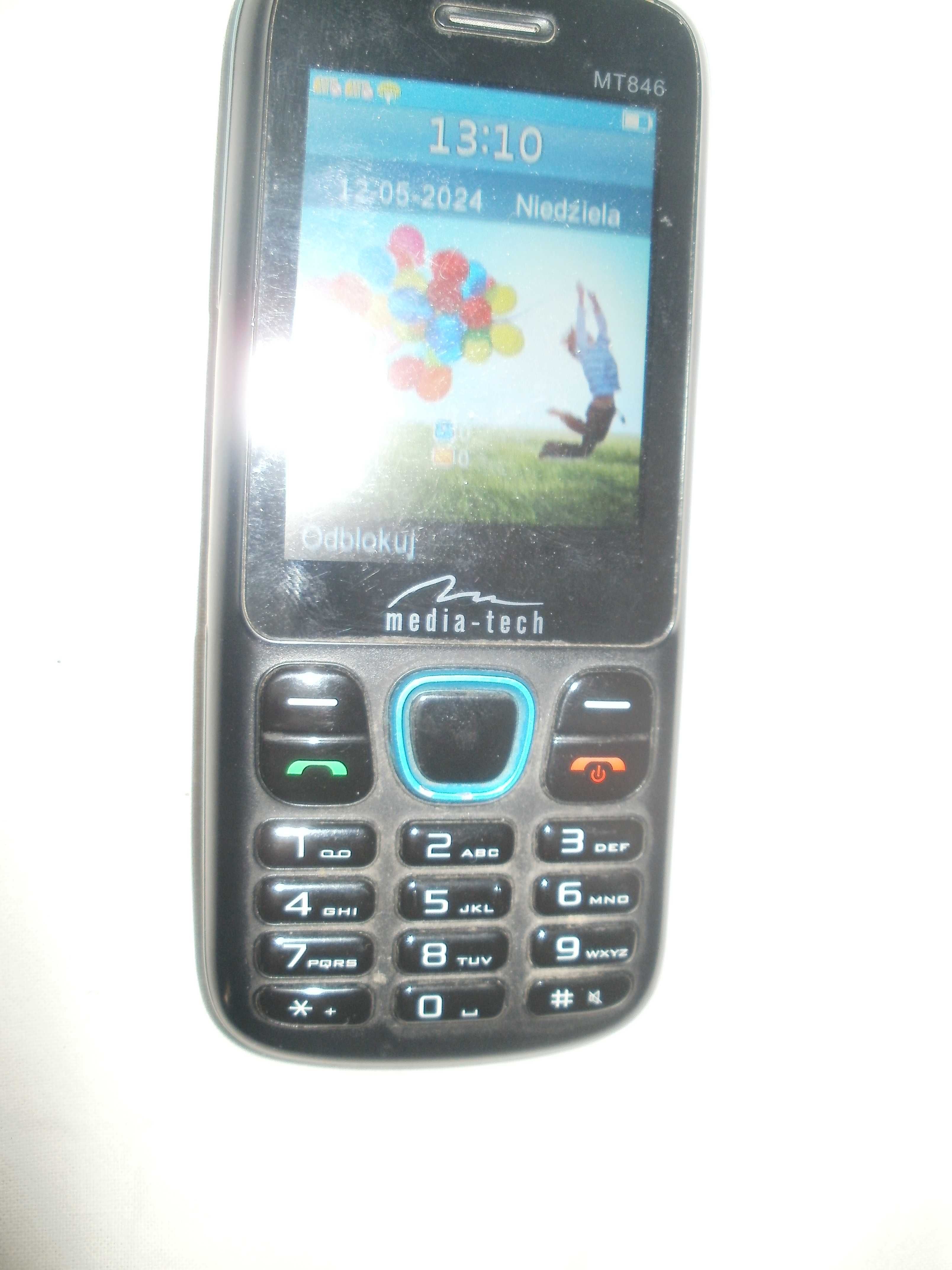 Telefon komórkowy media - tech MTB846KB DUAL - SIM