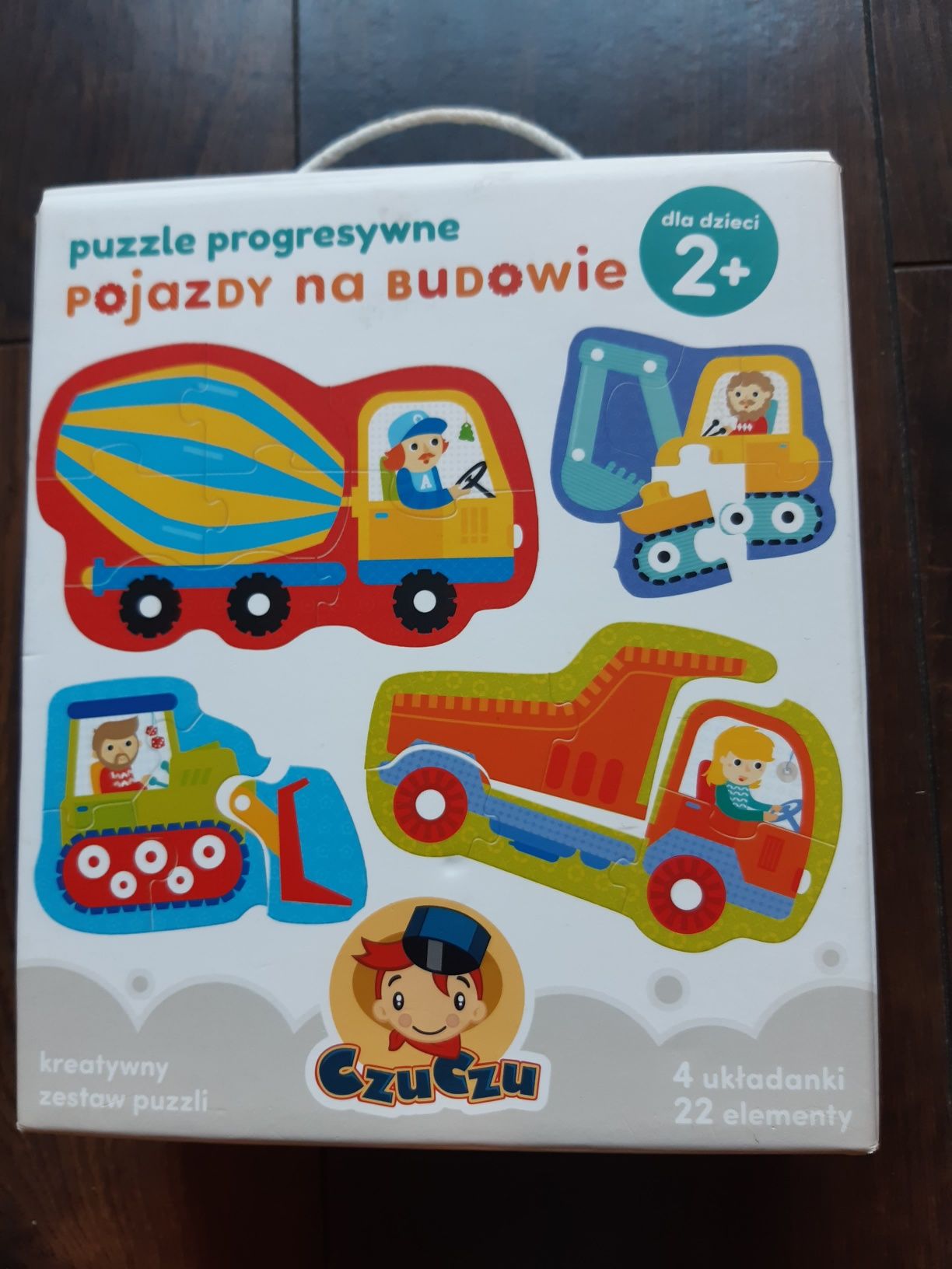 Czuczu Pojazdy na budowie 2+ puzzle