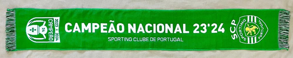 Cachecol fino Sporting Campeão 23/24