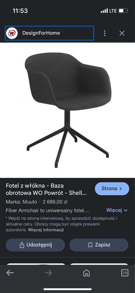 Fotele obrotowe Muuto
