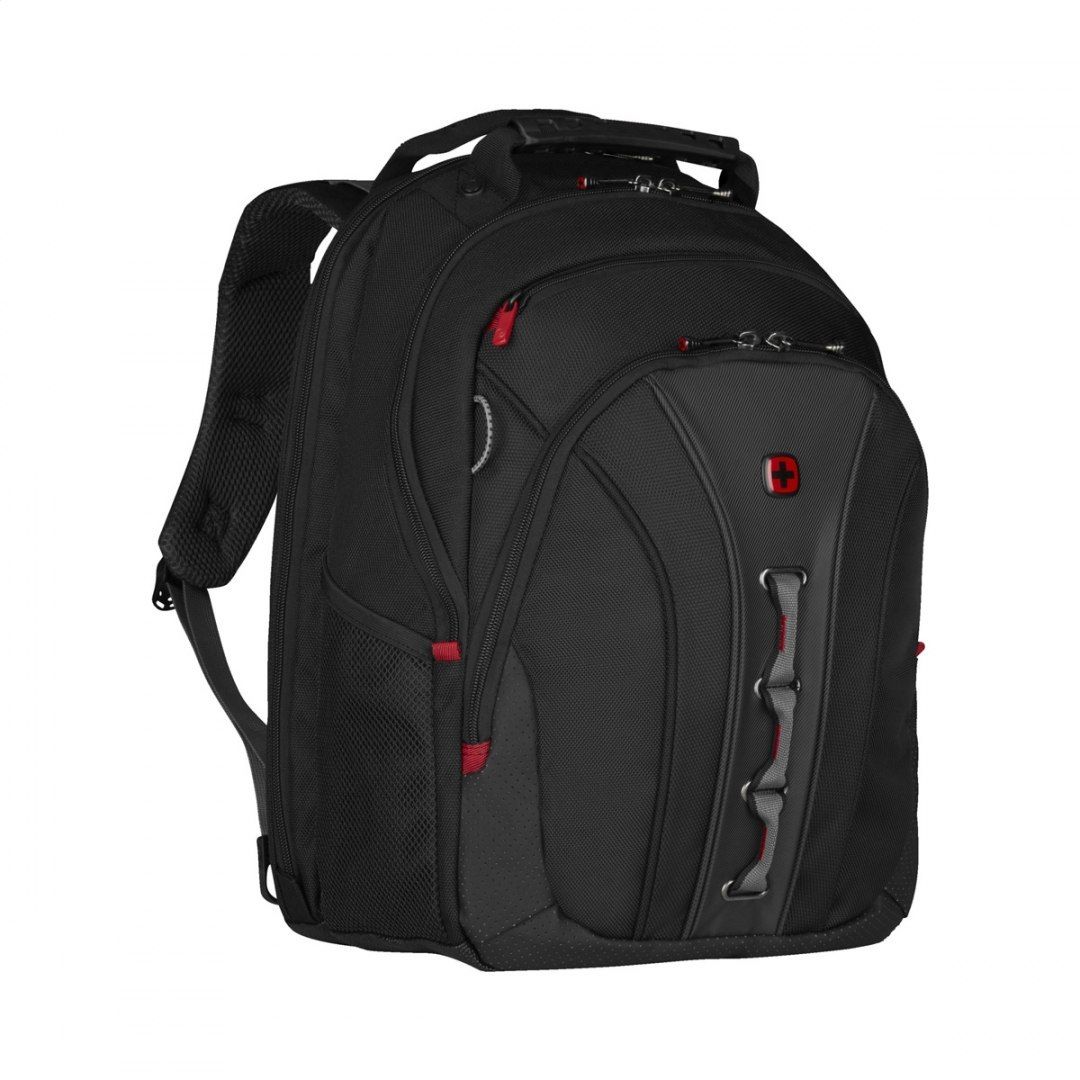 wenger legacy 16 computer backpack black/gray (r) 600631