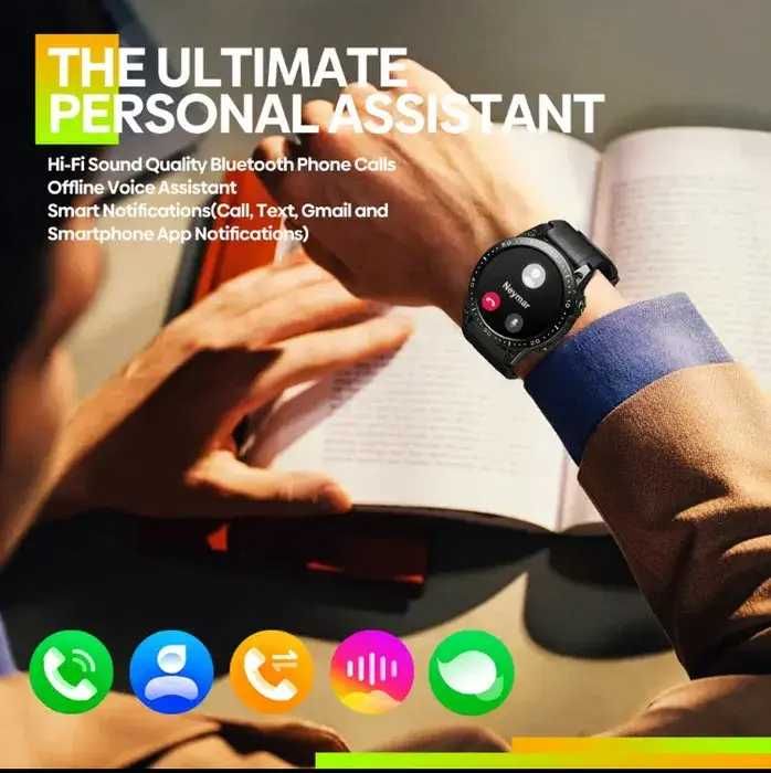 Часы Zeblaze Ares 3 Pro watch Amoled smart вызов трекер смарт годинник