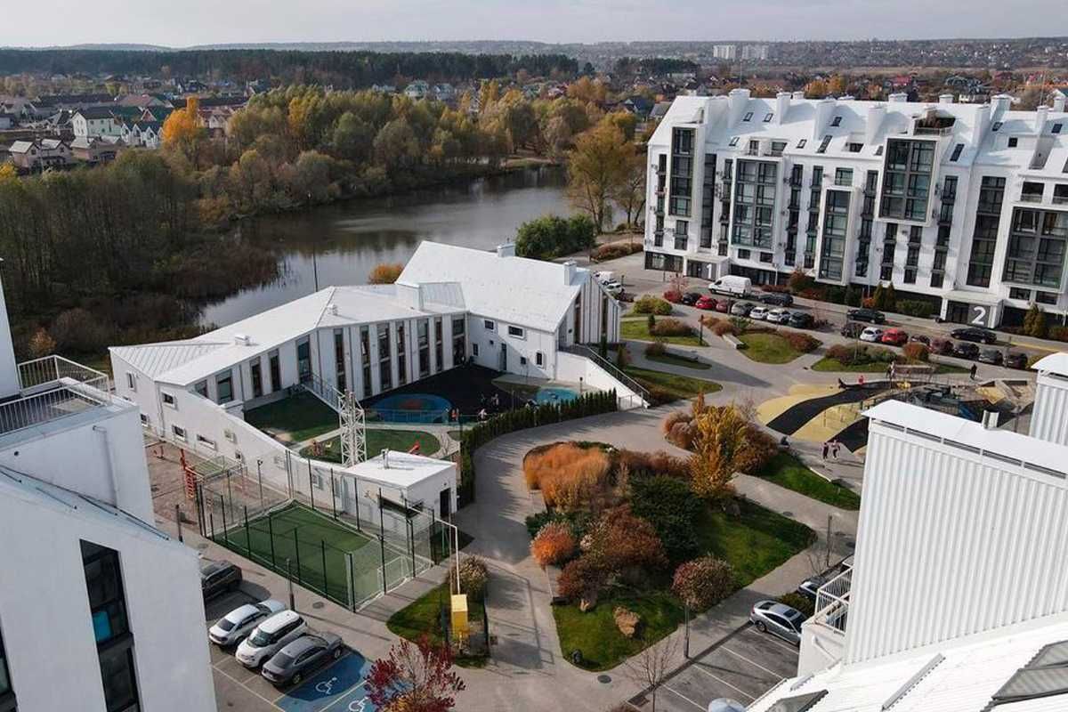 Фасад 55 м2 ЖК CITY LAKE, Білий Шоколад, Шевченкове, Чайки, БЕЗ %