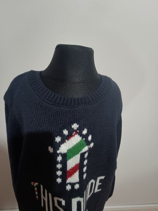 Świąteczny sweter firmy George używany rozmiar 8-9 lat /128- 134 cm