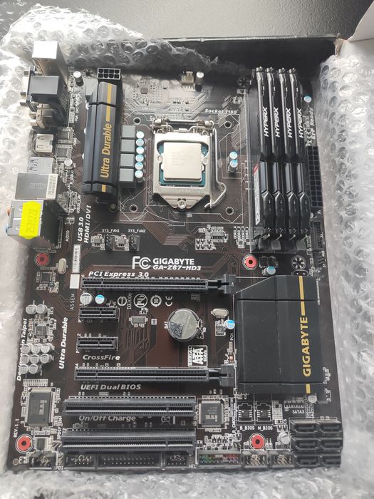 Płyta główna Z87 HD3 i5 4440, 16 GB RAM