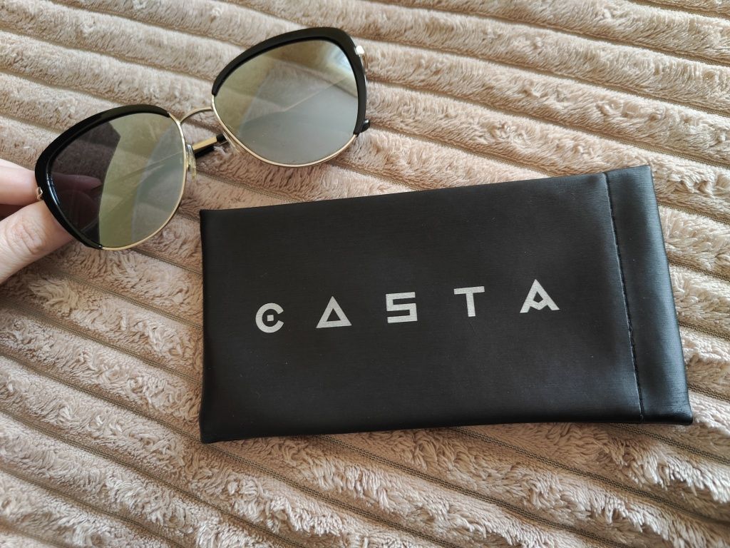 Дзеркальні сонцезахисні окуляри CASTA. Чохол в подарунок