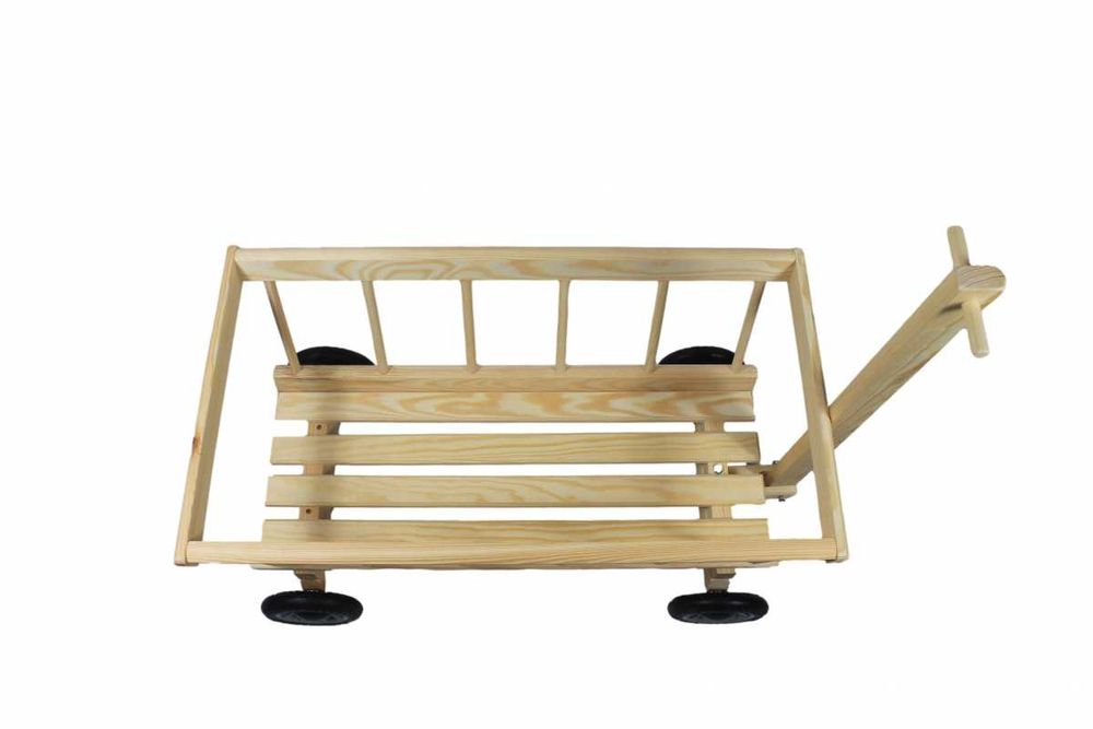 Wóz drabiniasty MAŁY w pudełku Drewniana Ozdoba ogrodu