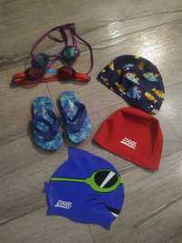 Speedo Детские очки,шапки, вьетнамки,нарукавники для плавания,оригинал