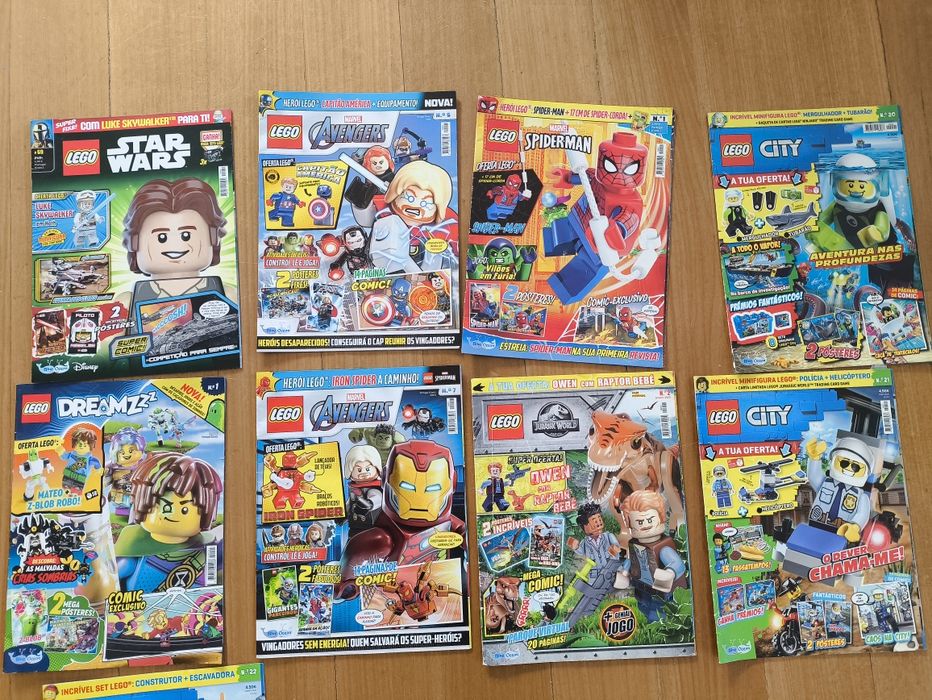 38 Revistas infantis Ninjago, Panda, Lego