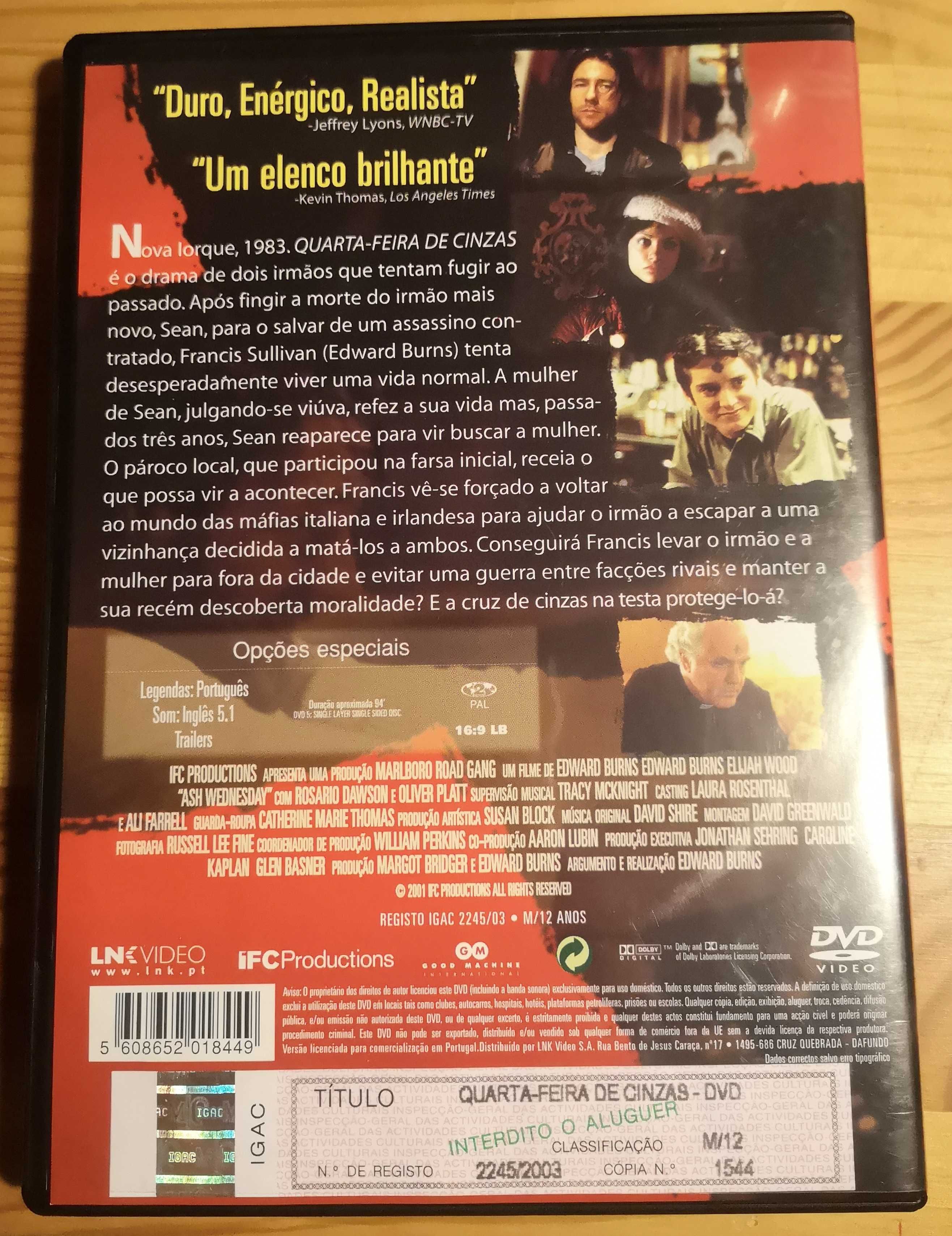 DVD "Quarta-feira de cinzas "
