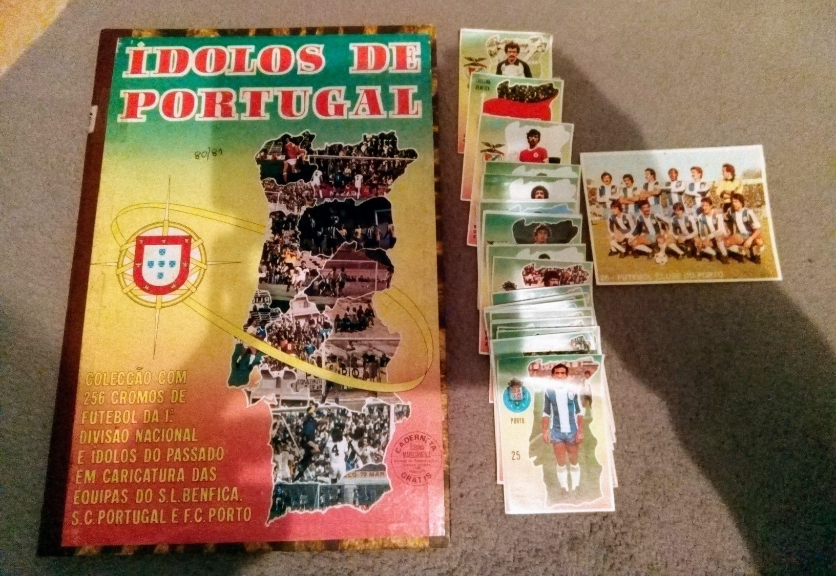 Cromos Ídolos de Portugal - novos e recuperados