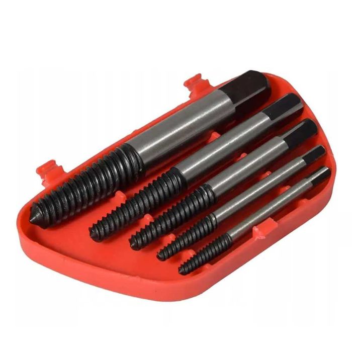 Wykrętaki wykrętak do zerwanych urwanych śrub 5szt zestaw wykrętaków