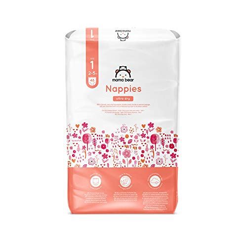 Pieluszki r. 1 (2-5 kg) 48 szt. Mama Bear Nappies Ultra Dry