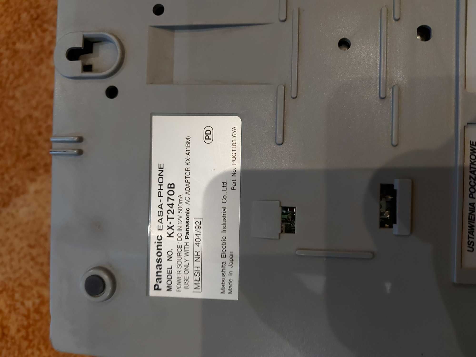 Telefon stacjonarny Pansonic z  sekretarką