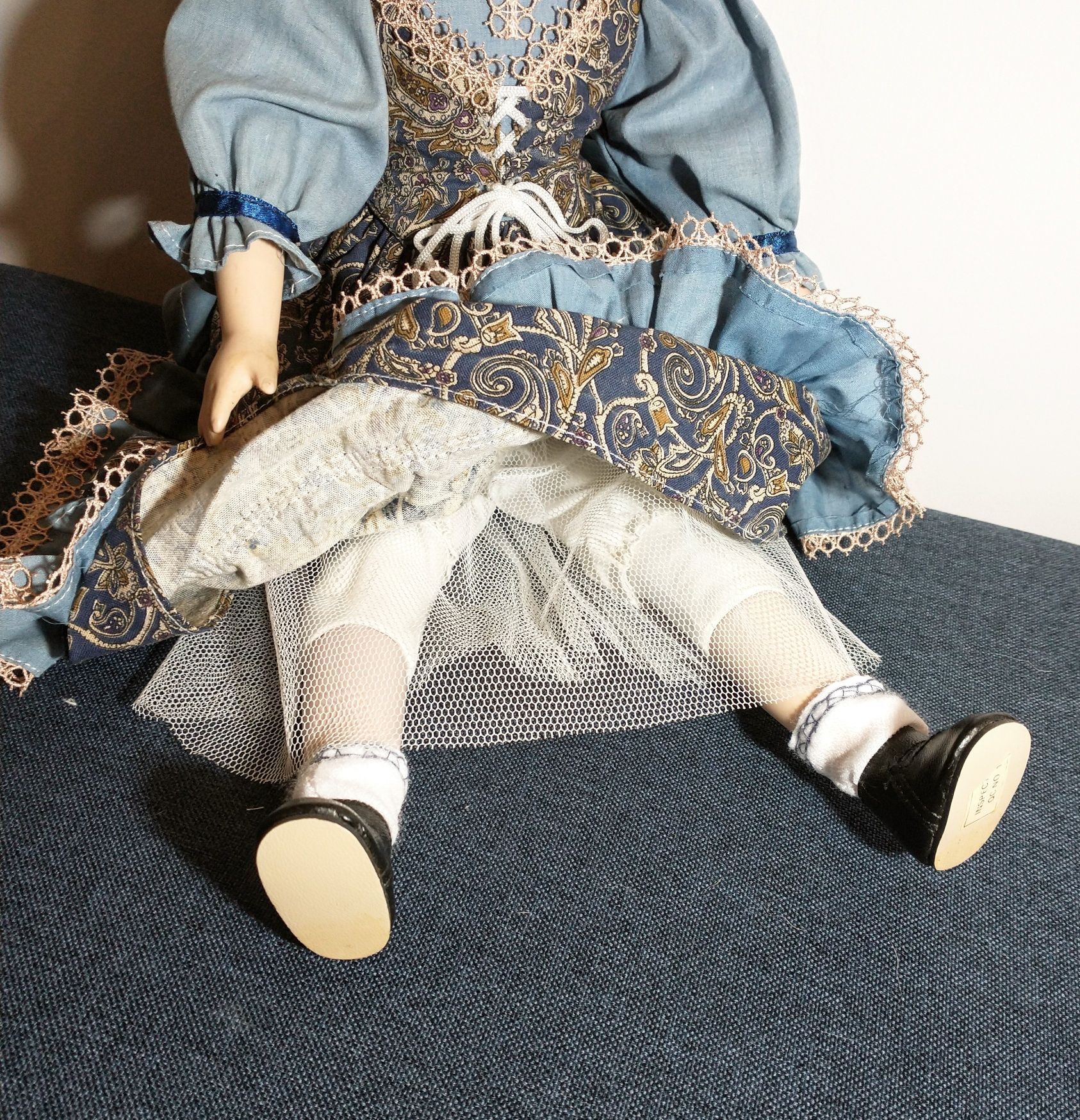 OKAZJA Piękna unikatowa lalka porcelanowa