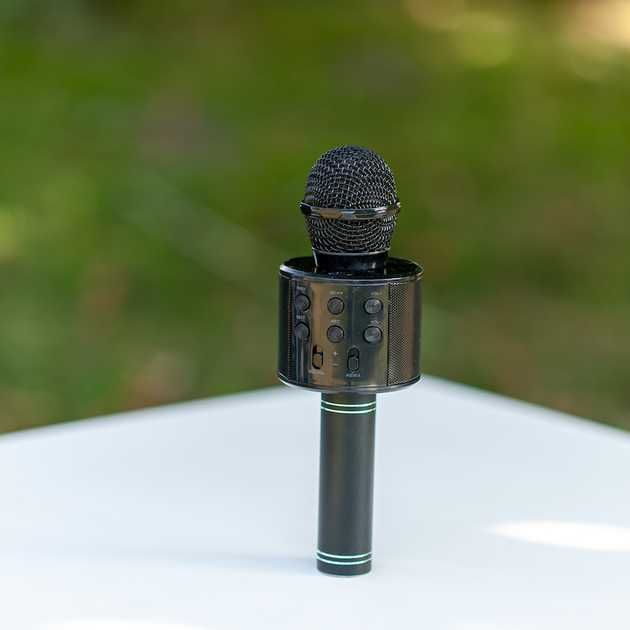 Бездротовий караоке-мікрофон WS858 Black