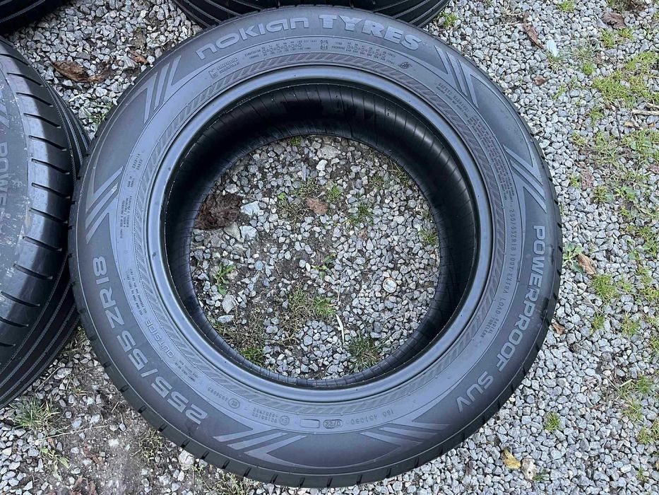 Opony 255/55R18 Nokian Powerproof SUV Lato 4sztuki 5,40mm bieżnika
