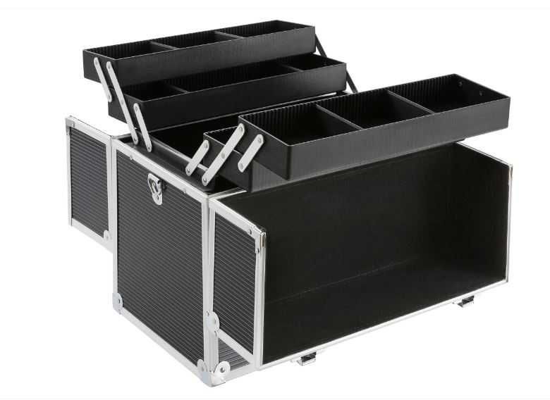 Kuferek kosmetyczny 26L aluminium AREBOS