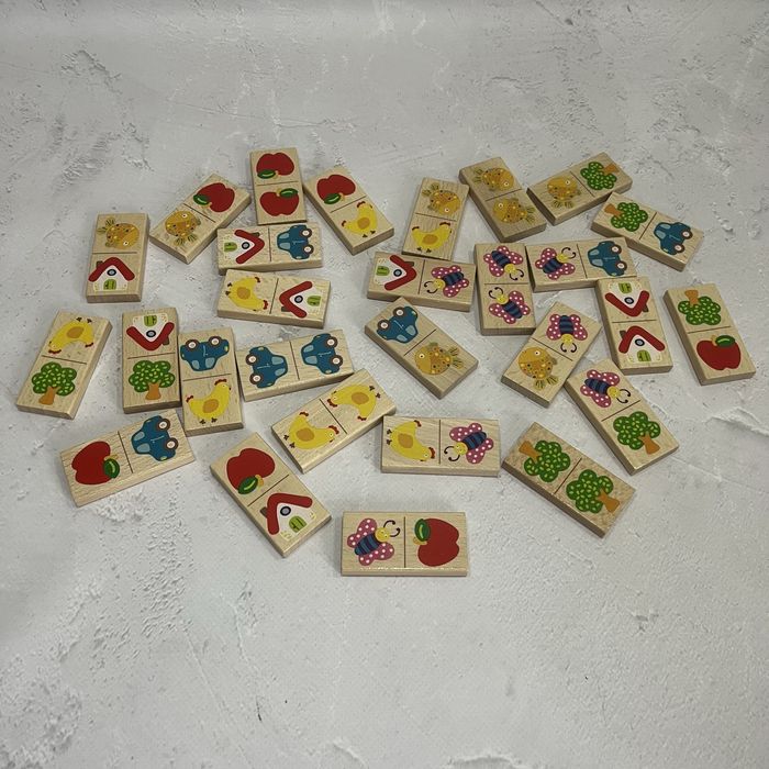 Доміно дитяче деревяне