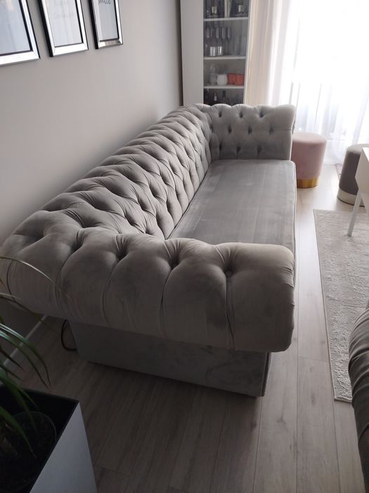 Sprzedam kanapę / sofę Chesterfield plus fotel