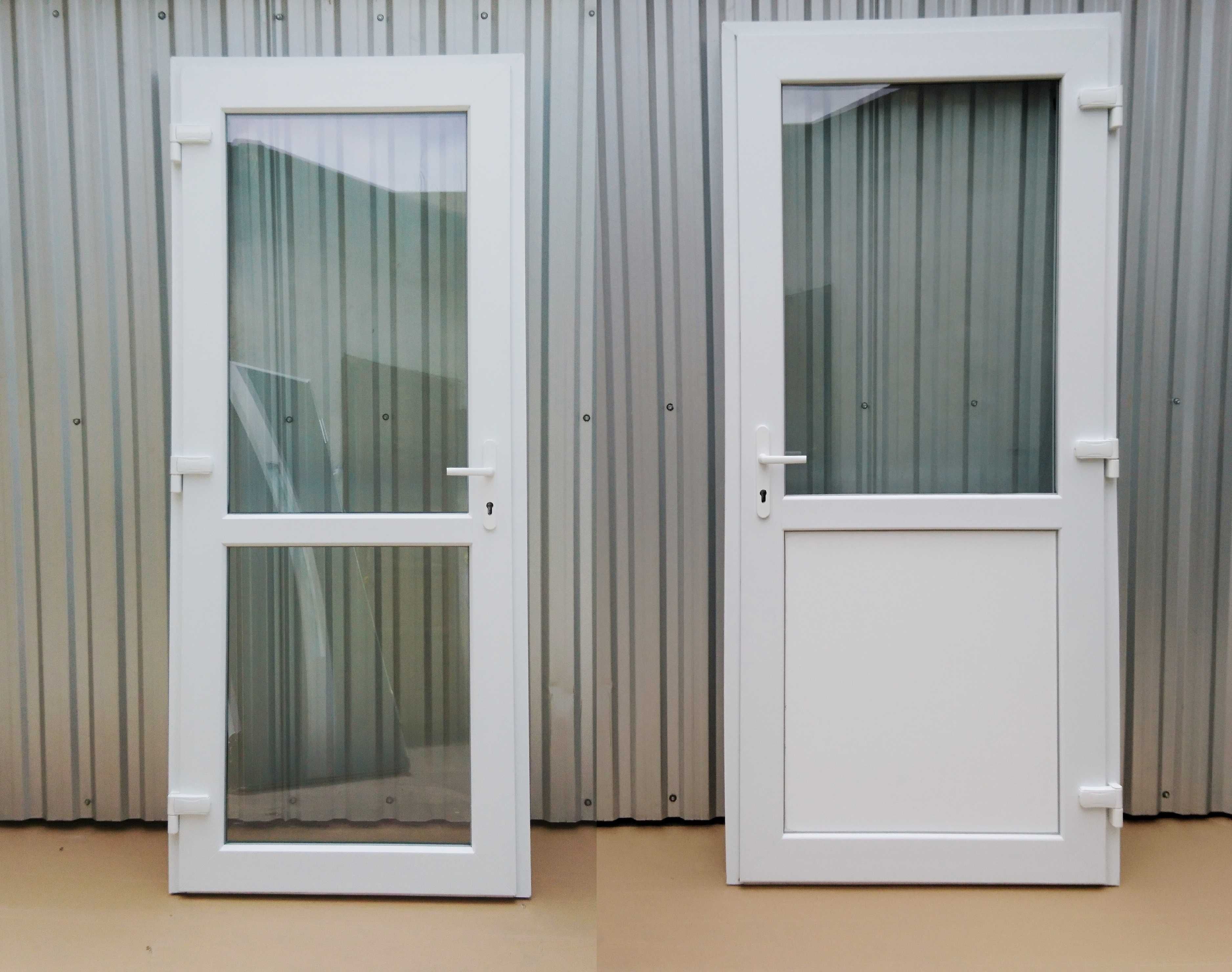 Drzwi zewnętrzne sklepowe 105x210 biurowe magazynowe tarasowe NOWE pvc