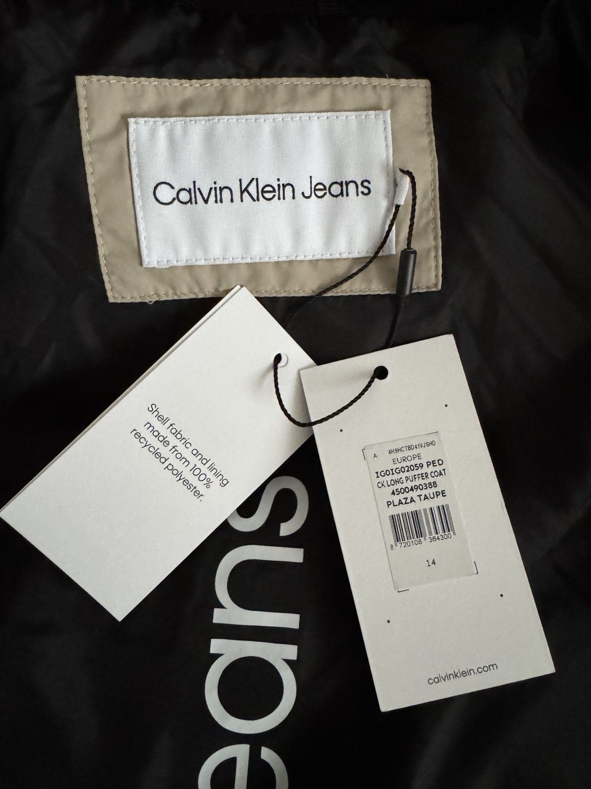 Пуховик Calvin Klein PUFFER COAT р.14 (р.158)